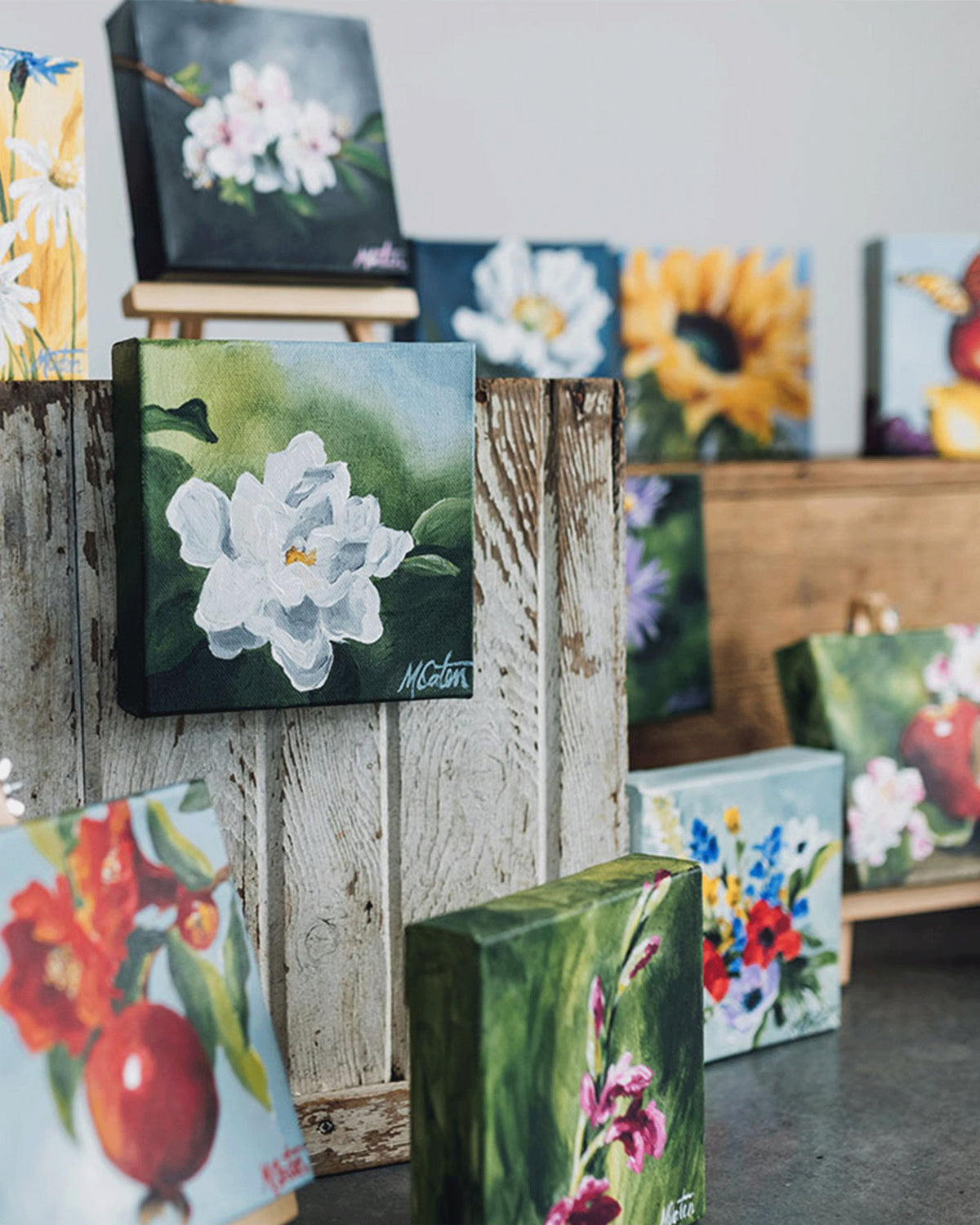Garden of the Word Bible flower art collection by Mindi Oaten