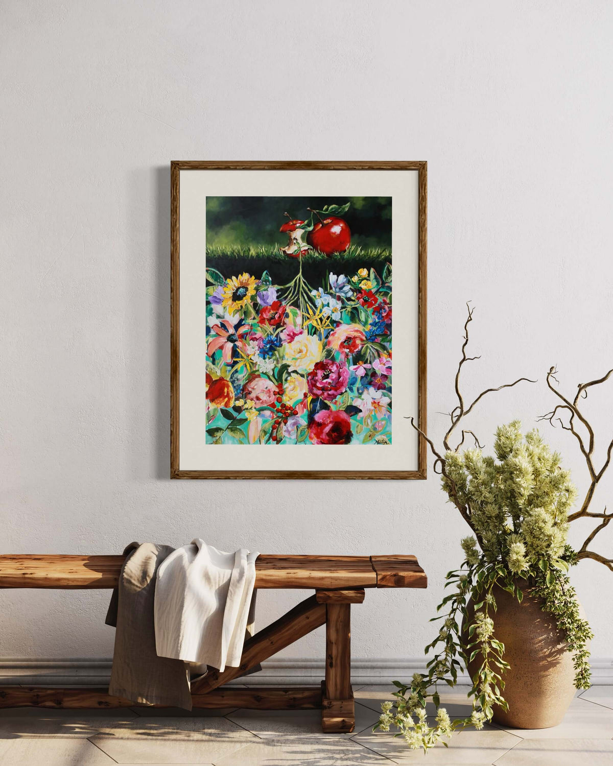 Old Testament Bible Art collection by Mindi Oaten, beginning with Genesis and the Garden of Eden.
