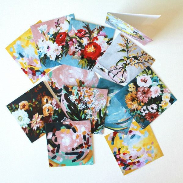 "Beauty & Spice" Assorted Note Cards - Set of 12 - Prophetic Christian Fine Art by Mindi Oaten Art 