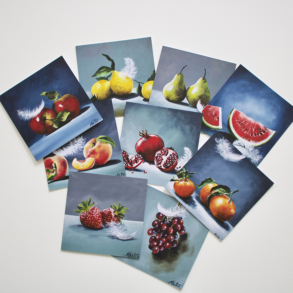 "Fruit of the Spirit" Assorted Note Cards - Set of 9