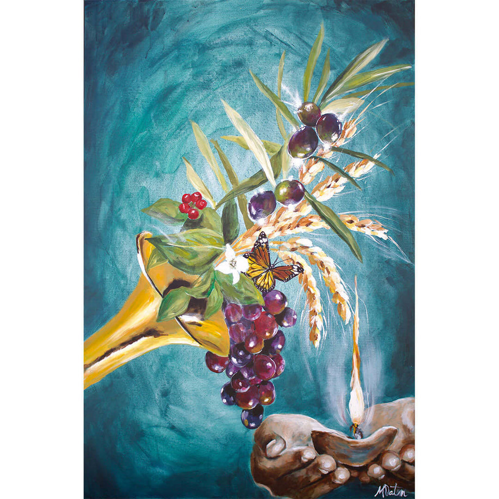 Grain, New Wine & Oil - Fine Art Print by Mindi Oaten