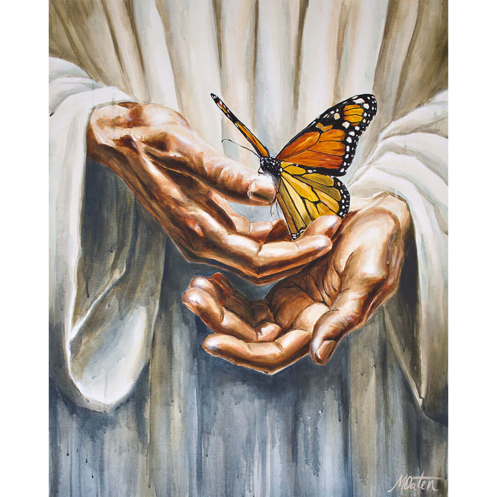 
Behold Him: The One Who Transforms painting by Mindi Oaten