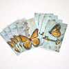 "Butterfly & Key" Note Cards - Set of 8 by Mindi Oaten – Christian Prophetic Acrylic Painting featuring , inspired by Scripture and spiritual themes.