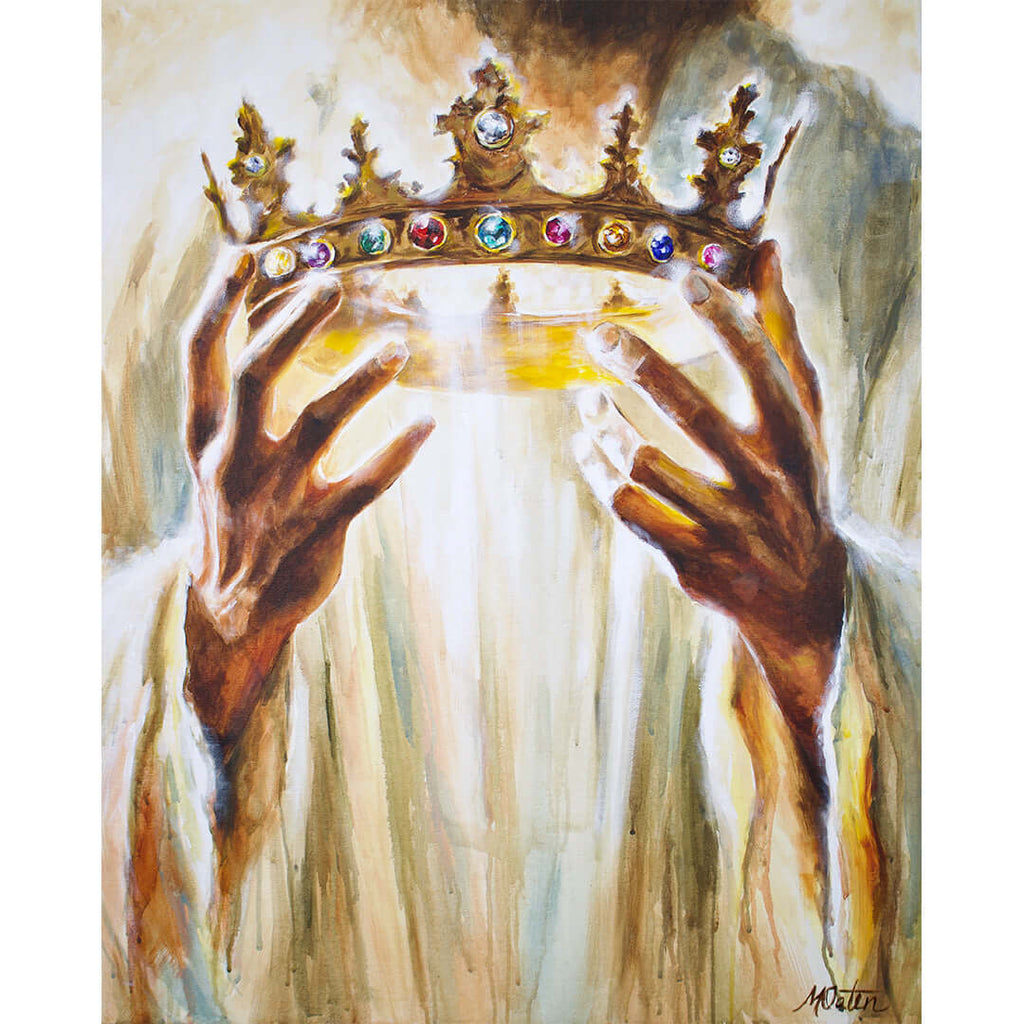 Crowned Fine Art Print | Faith-Inspired Artwork by Mindi Oaten by Mindi Oaten
