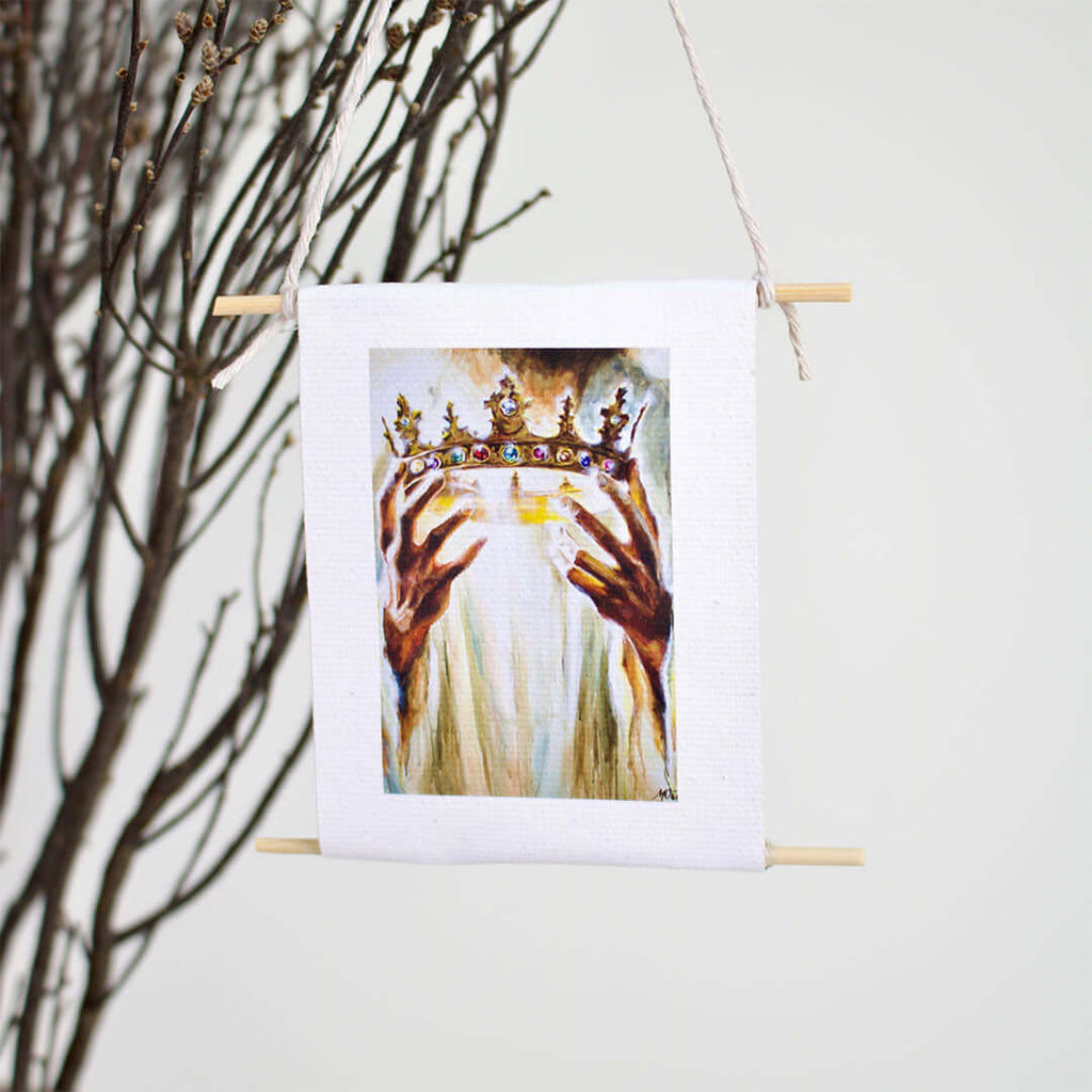 "Crowned" - mini collectible by Mindi Oaten