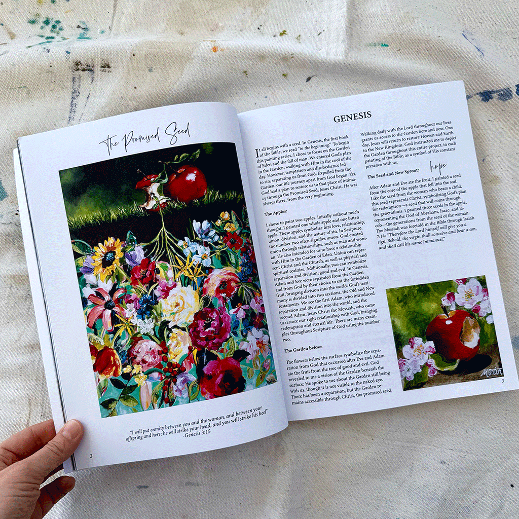 "Along the Garden Path: the Artist's Notes" - painting the Old Testament