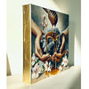 Honey from the Rock - Fine Art Print by Mindi Oaten – Christian Prophetic Acrylic Painting featuring Fine Art Print, inspired by Scripture and spiritual themes.