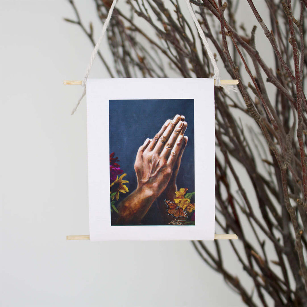 "Prayer Hands" - mini collectible by Mindi Oaten