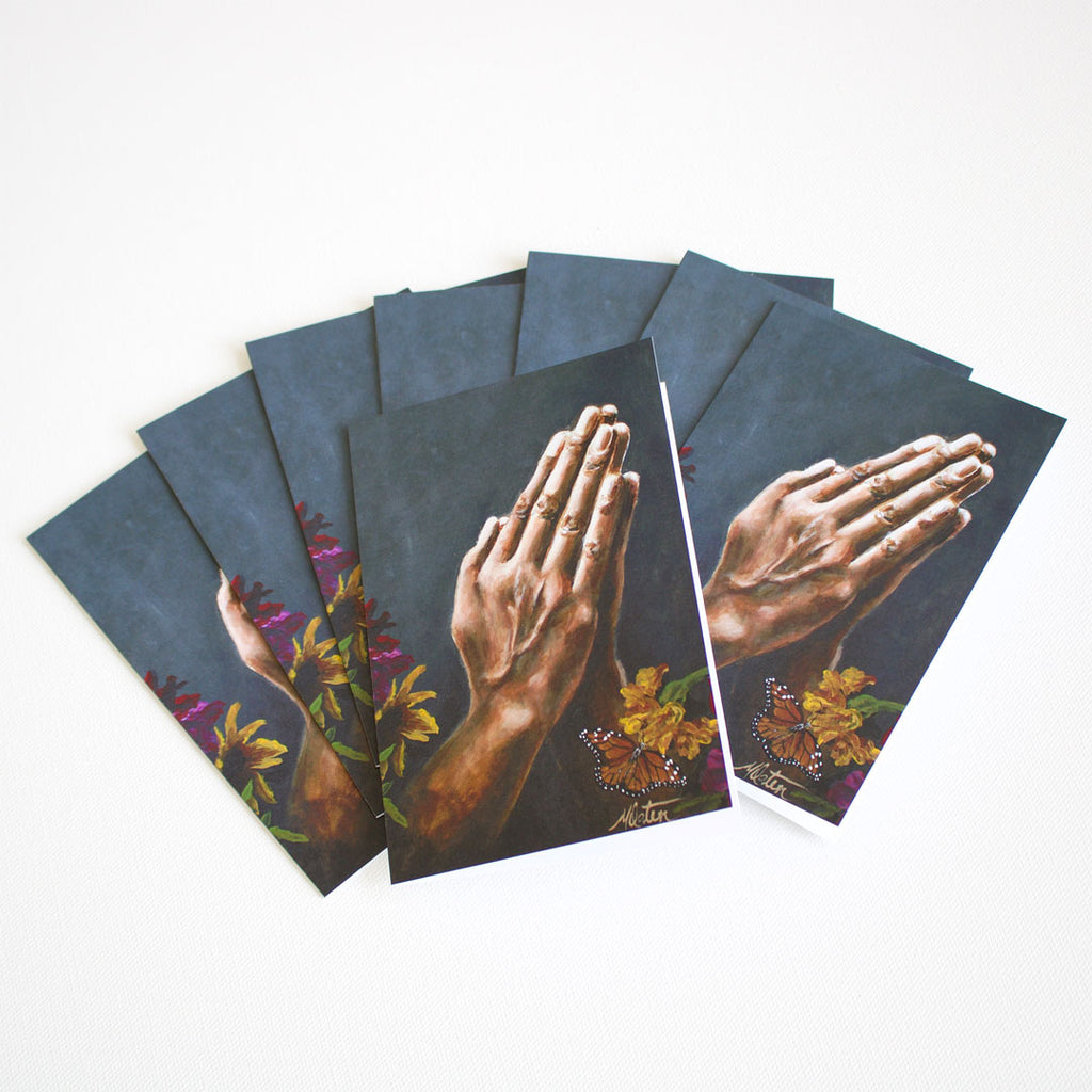 "Prayer Hands" Note Cards - Set of 8