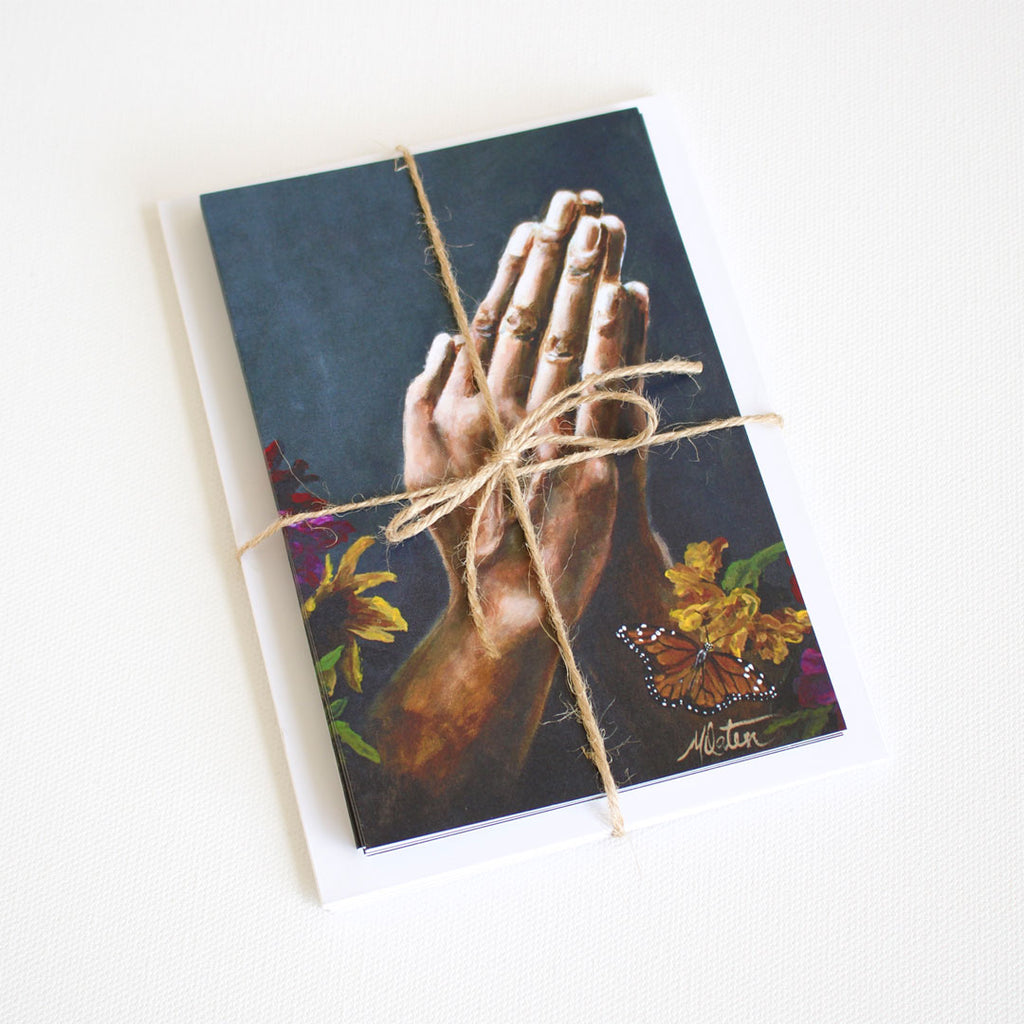 "Prayer Hands" Note Cards - Set of 8