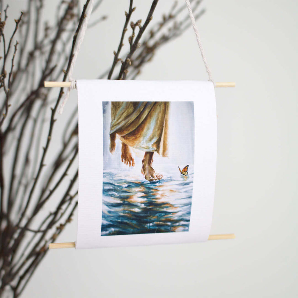 "Walking on Water" - mini collectible by Mindi Oaten