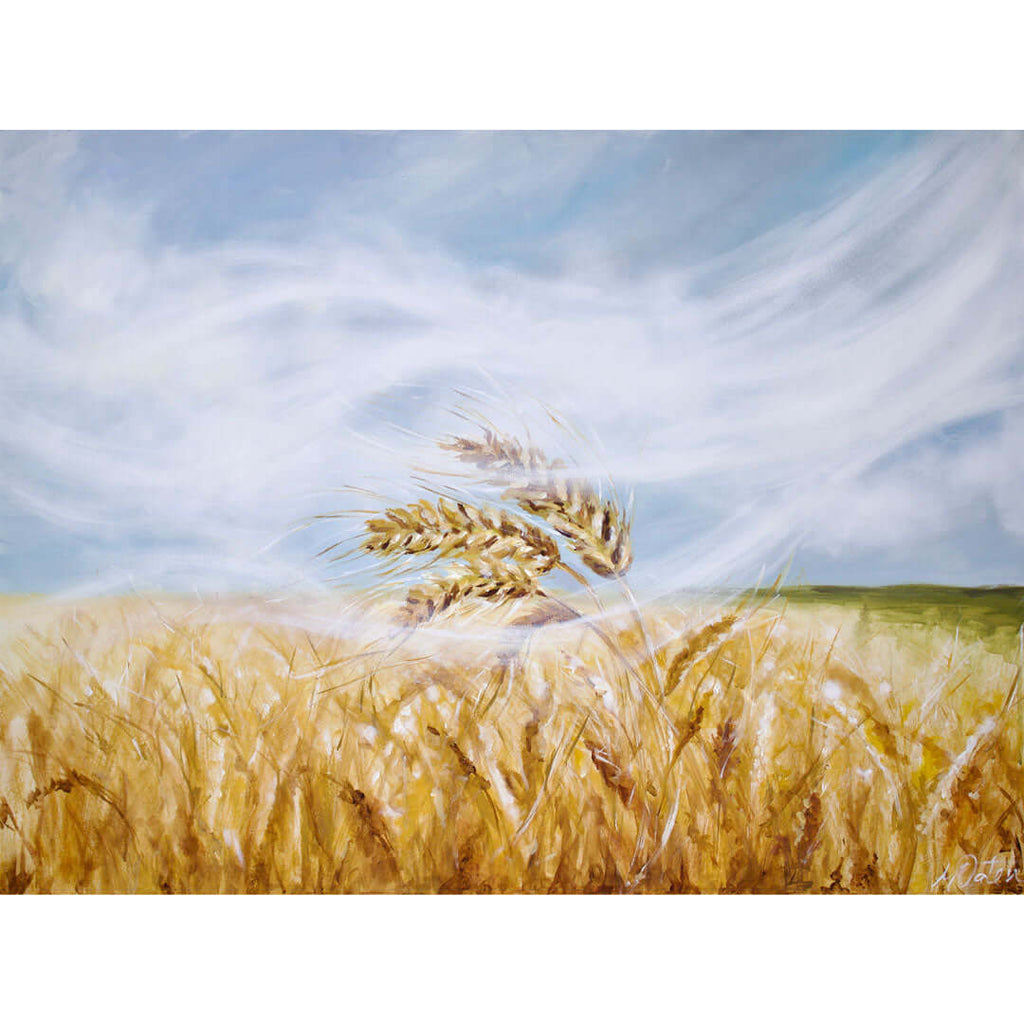 Ruach, Blow over the Harvest - Fine Art Print by Mindi Oaten