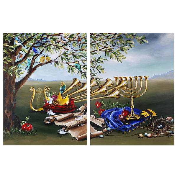 1 & 2 Chronicles | The Son of David & The Royal Throne - Prophetic Christian Fine Art by Mindi Oaten Art 
