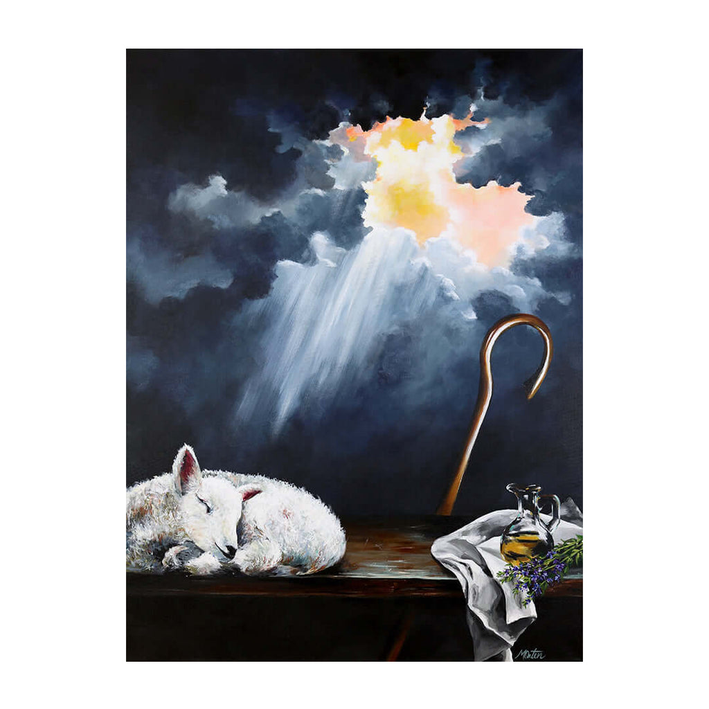 Exodus Bible art by Mindi Oaten depicting The Anointed Deliverer, inspired by the book of Exodus.