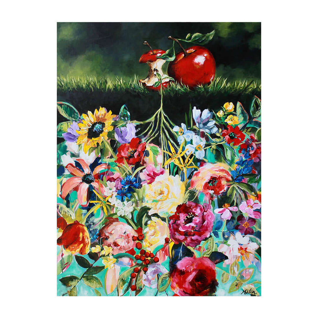 Genesis Bible art by Mindi Oaten depicting The Promised Seed, inspired by the book of Genesis.