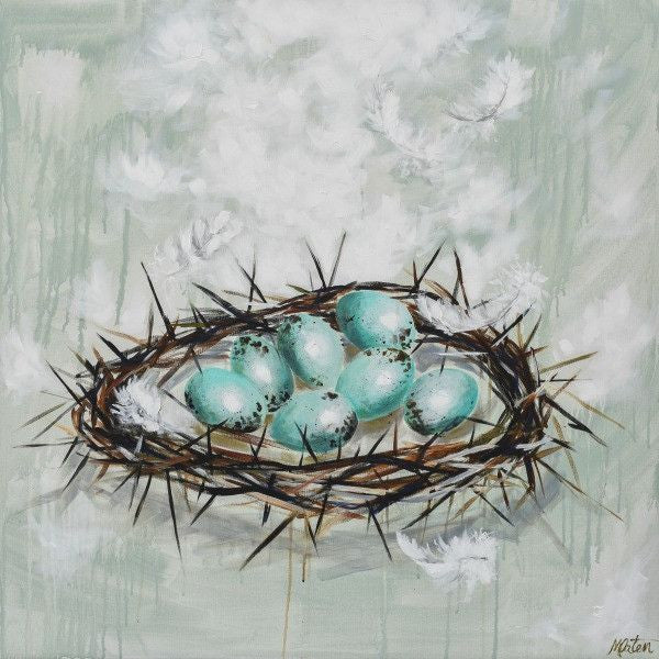 Resurrection Life - Fine Art Print - Prophetic Christian Fine Art by Mindi Oaten Art 