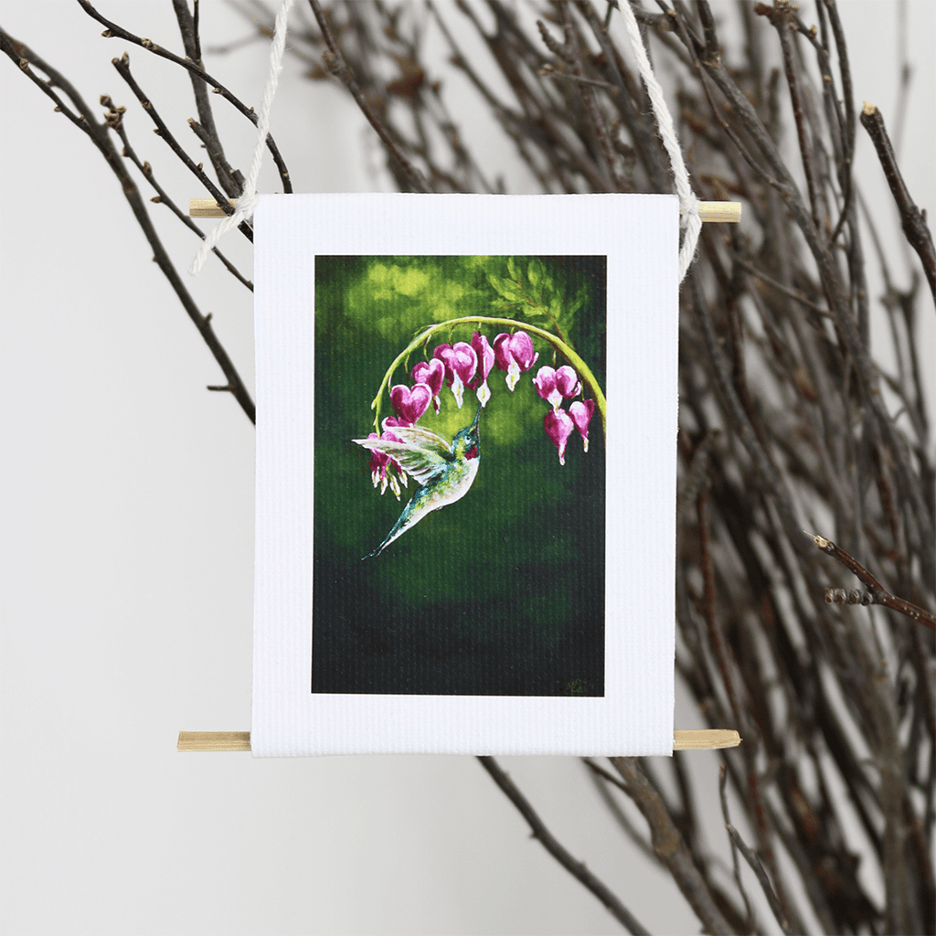"The Hummingbird Pause" - mini collectible by Mindi Oaten