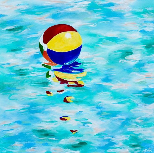 Beach Ball - Fine Art Print - Prophetic Christian Fine Art by Mindi Oaten Art 