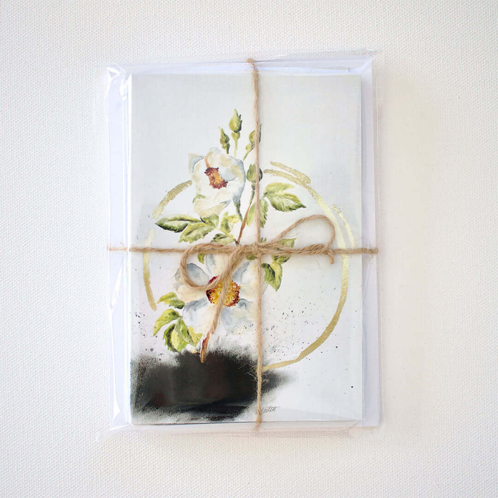 "Beauty for Ashes" Note Cards - Assorted Set of 12 by Mindi Oaten – Christian Prophetic Acrylic Painting featuring , inspired by Scripture and spiritual themes.