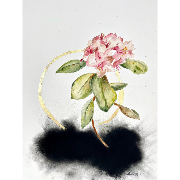 "Beauty for Ashes" no. 1 - 18 x 24 inches mixed media on paper