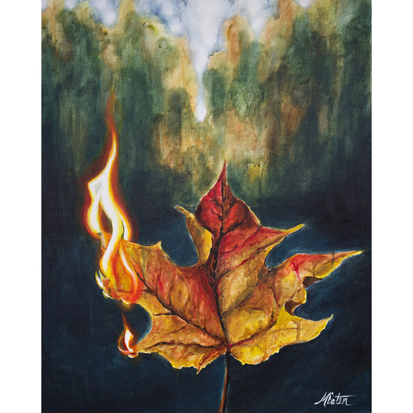 Blazing Flame - Fine Art Print