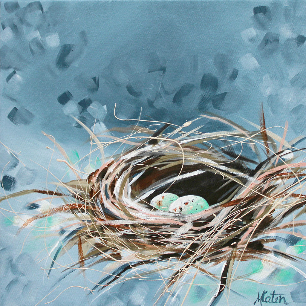 Blue Nest - Fine Art Print