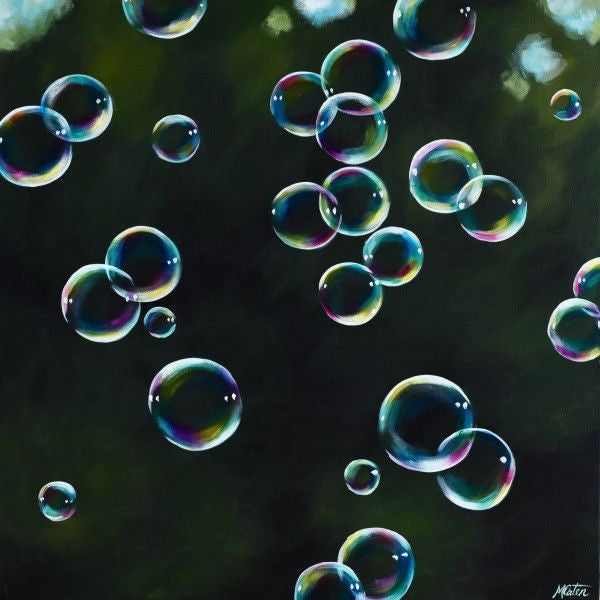Bubbles - Fine Art Print - Prophetic Christian Fine Art by Mindi Oaten Art 