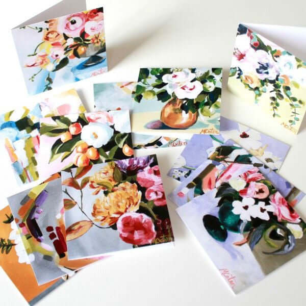 "On the Soft Side" Assorted Note Cards - Set of 12 by Mindi Oaten – Christian Prophetic Acrylic Painting featuring , inspired by Scripture and spiritual themes.