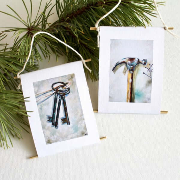 "Hammer & Keys of Authority" - mini collectible | set of 2 by Mindi Oaten