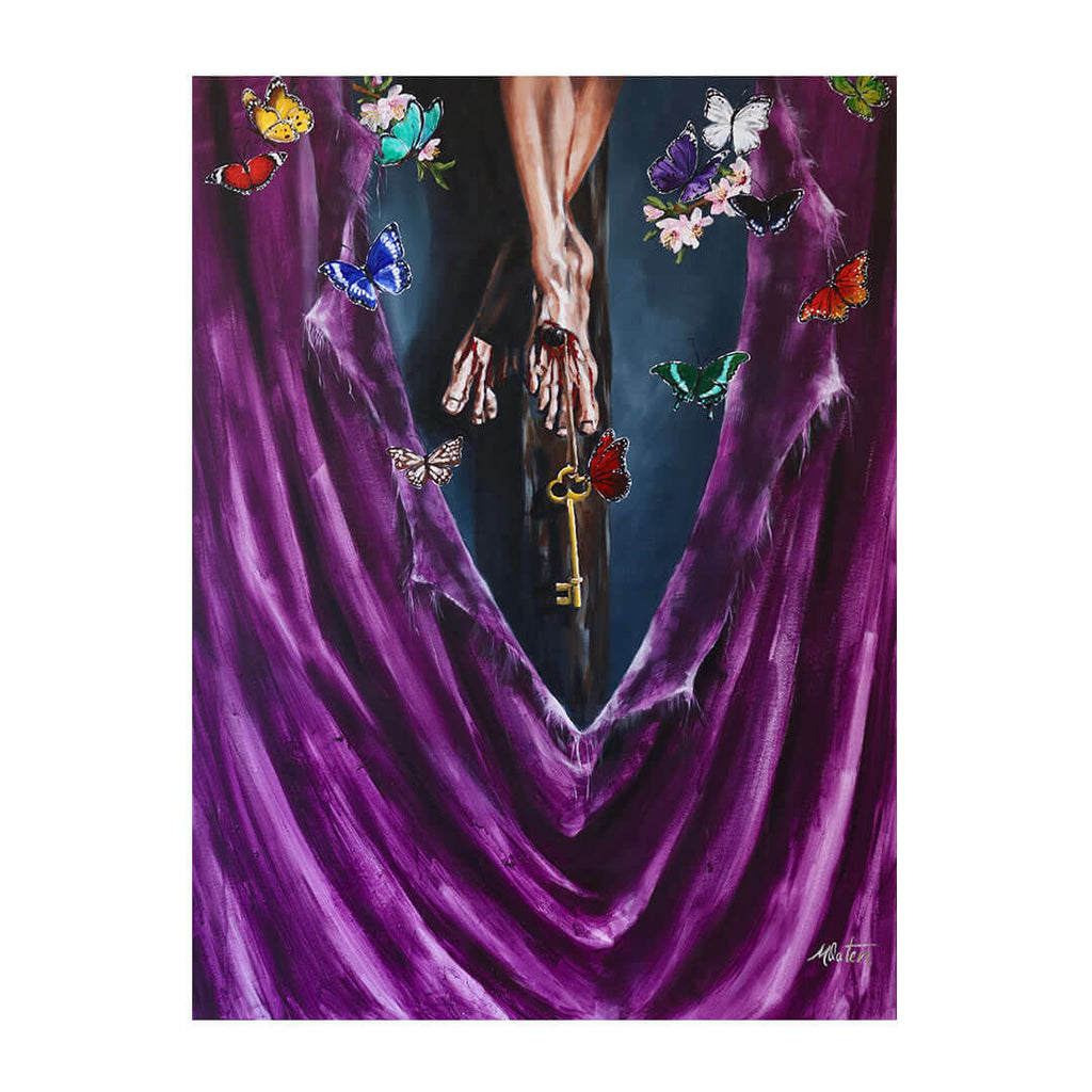 Hebrews Bible art by Mindi Oaten depicting Our High Priest, inspired by the book of Hebrews.