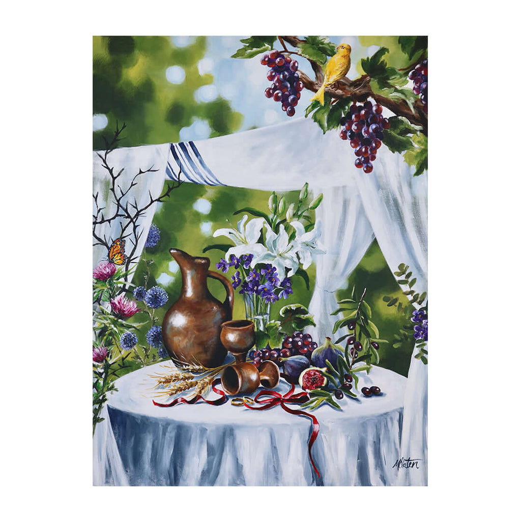 Hosea Bible art by Mindi Oaten depicting Our Faithful Husband, inspired by the book of Hosea.