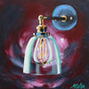 "Illuminate 3" 10 x 10 inches acrylic painting on canvas by Mindi Oaten – Christian Prophetic Acrylic Painting featuring Painting, inspired by Scripture and spiritual themes.