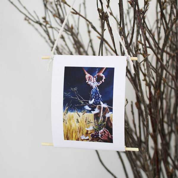 "Pours out His Spirit | Joel" - mini collectible