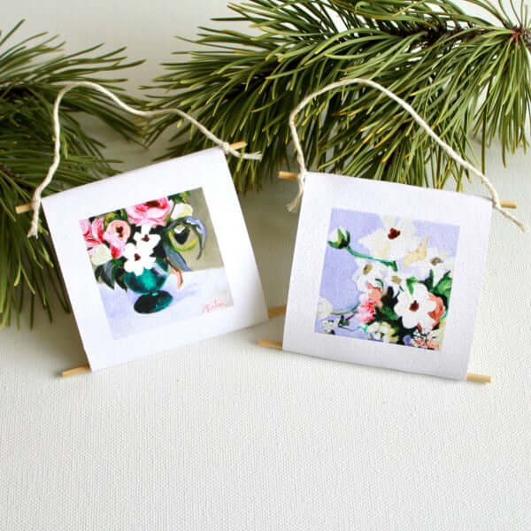 "Lavender Romance" - mini collectible | set of 2 by Mindi Oaten