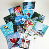 "Lift Off" Assorted Note Cards - Set of 13 by Mindi Oaten – Christian Prophetic Acrylic Painting featuring , inspired by Scripture and spiritual themes.