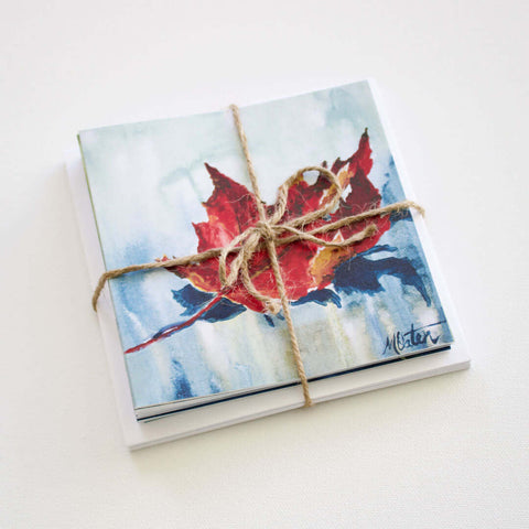 "Mini Maples" Note Cards - Assorted Set of 13 by Mindi Oaten – Christian Prophetic Acrylic Painting featuring , inspired by Scripture and spiritual themes.