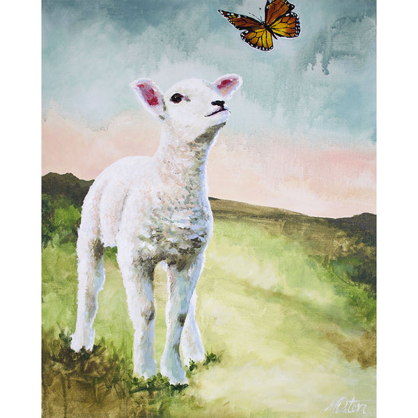 My Sheep Hear my Voice - Fine Art Print