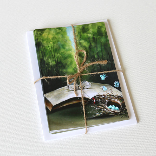 "New Revelation" Note Cards - Set of 8 - Prophetic Christian Fine Art by Mindi Oaten Art 