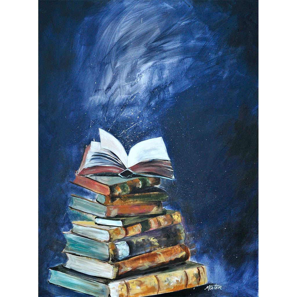 Open the Books - Fine Art Print, Mindi Oaten Art