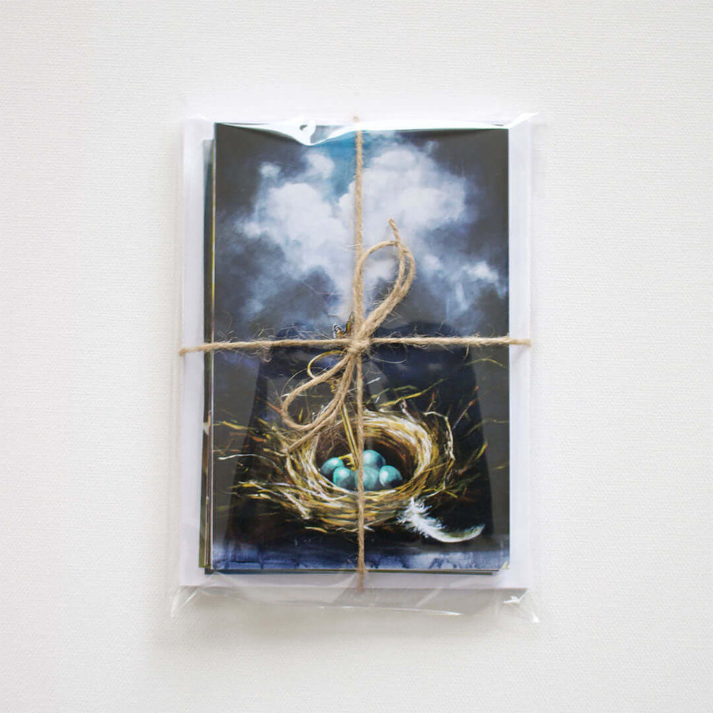 "Prepared for a Purpose" Note Cards - Assorted Set of 12 by Mindi Oaten – Christian Prophetic Acrylic Painting featuring , inspired by Scripture and spiritual themes.