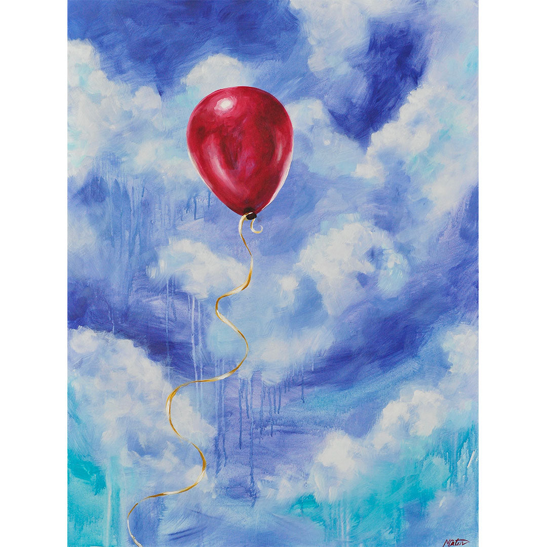 Painting on sale of balloons