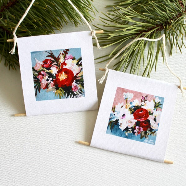 "Riverside Bouquet" - mini collectible | set of 2 - Prophetic Christian Fine Art by Mindi Oaten Art 