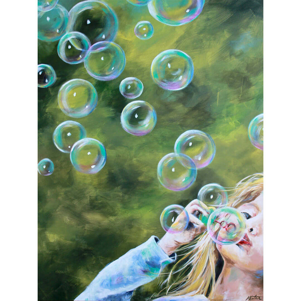 Blowing Bubbles Art