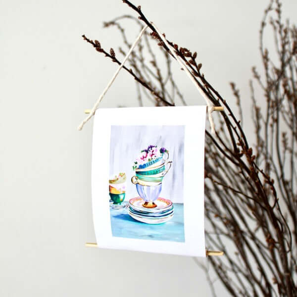 "Overflowing" - mini collectible by Mindi Oaten
