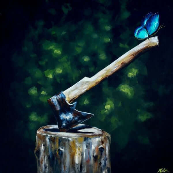 The Axe - Christian Artist Work – Mindi Oaten Art