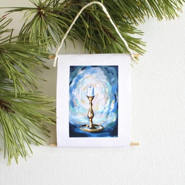"The Candle" - mini collectible - Prophetic Christian Fine Art by Mindi Oaten Art 
