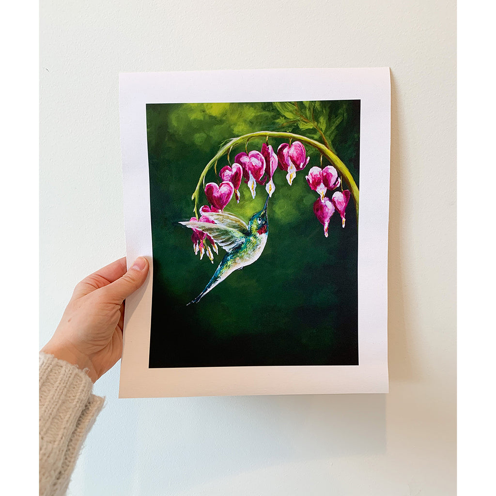 The Hummingbird Pause, Selah - Fine Art Print - Prophetic Christian Fine Art by Mindi Oaten Art 