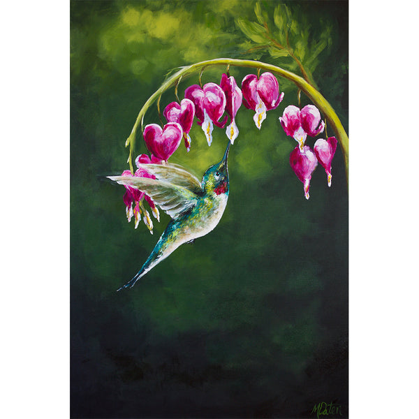 The Hummingbird Pause, Selah - Fine Art Print - Prophetic Christian Fine Art by Mindi Oaten Art 