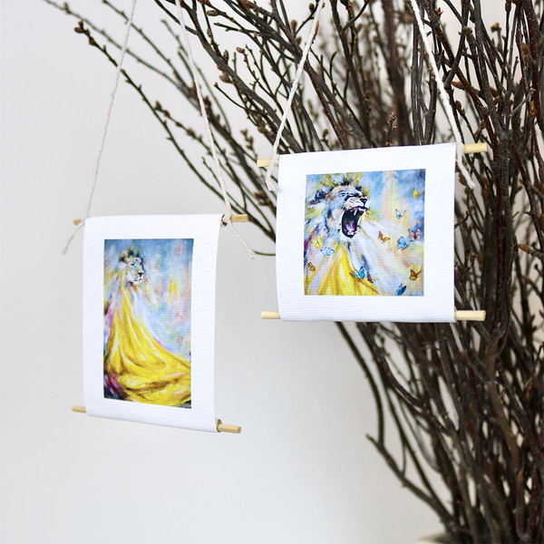 "The Lion & The Roar" - mini collectible | set of 2