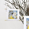 "The Lion & The Roar" - mini collectible | set of 2 by Mindi Oaten – Christian Prophetic Acrylic Painting featuring Fine Art Print, inspired by Scripture and spiritual themes.